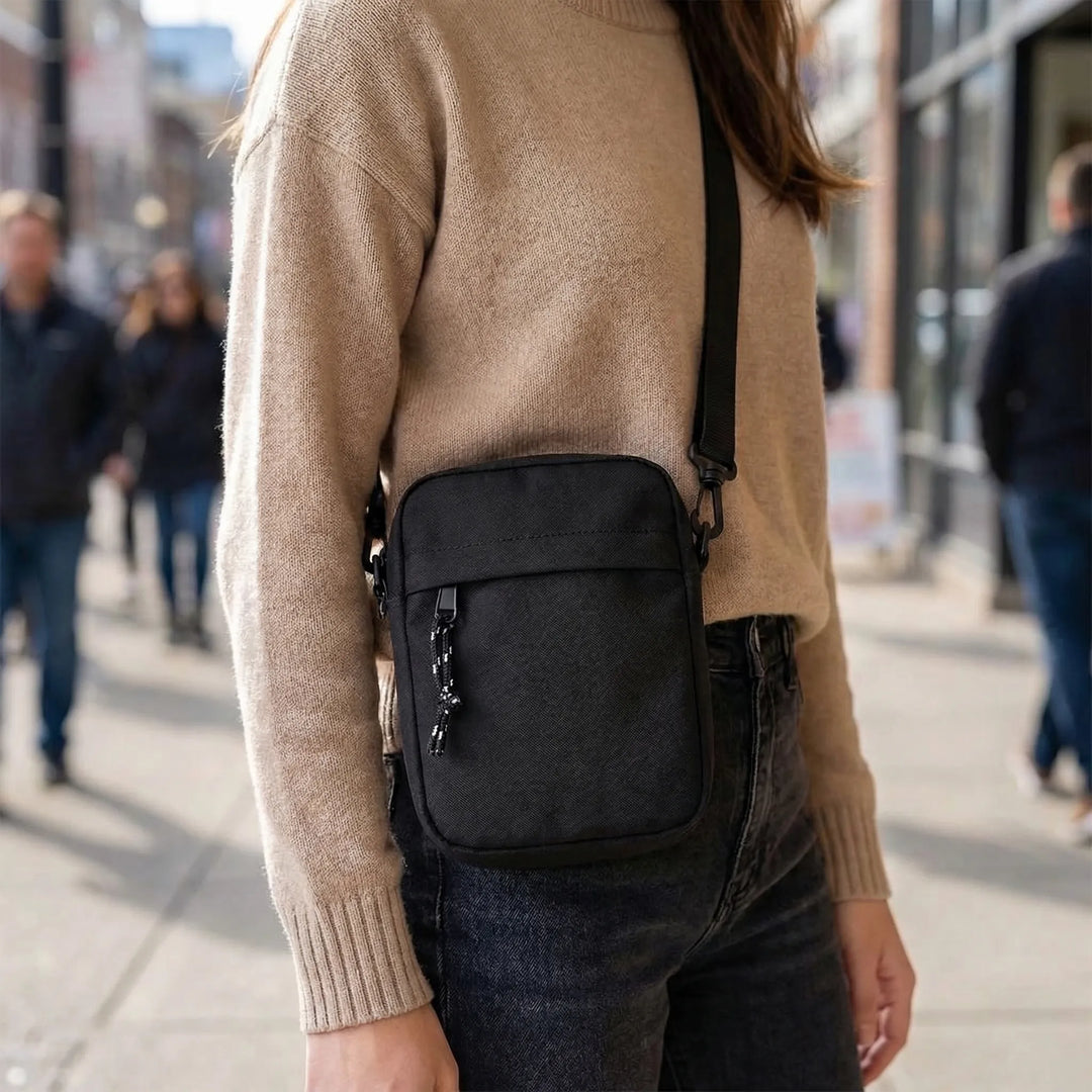 Compact Anti-Theft Crossbody Shoulder Bag - Stashlet