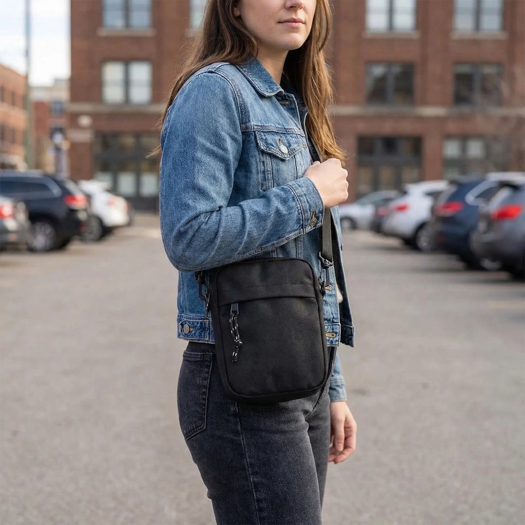 Compact Anti-Theft Crossbody Shoulder Bag - Stashlet