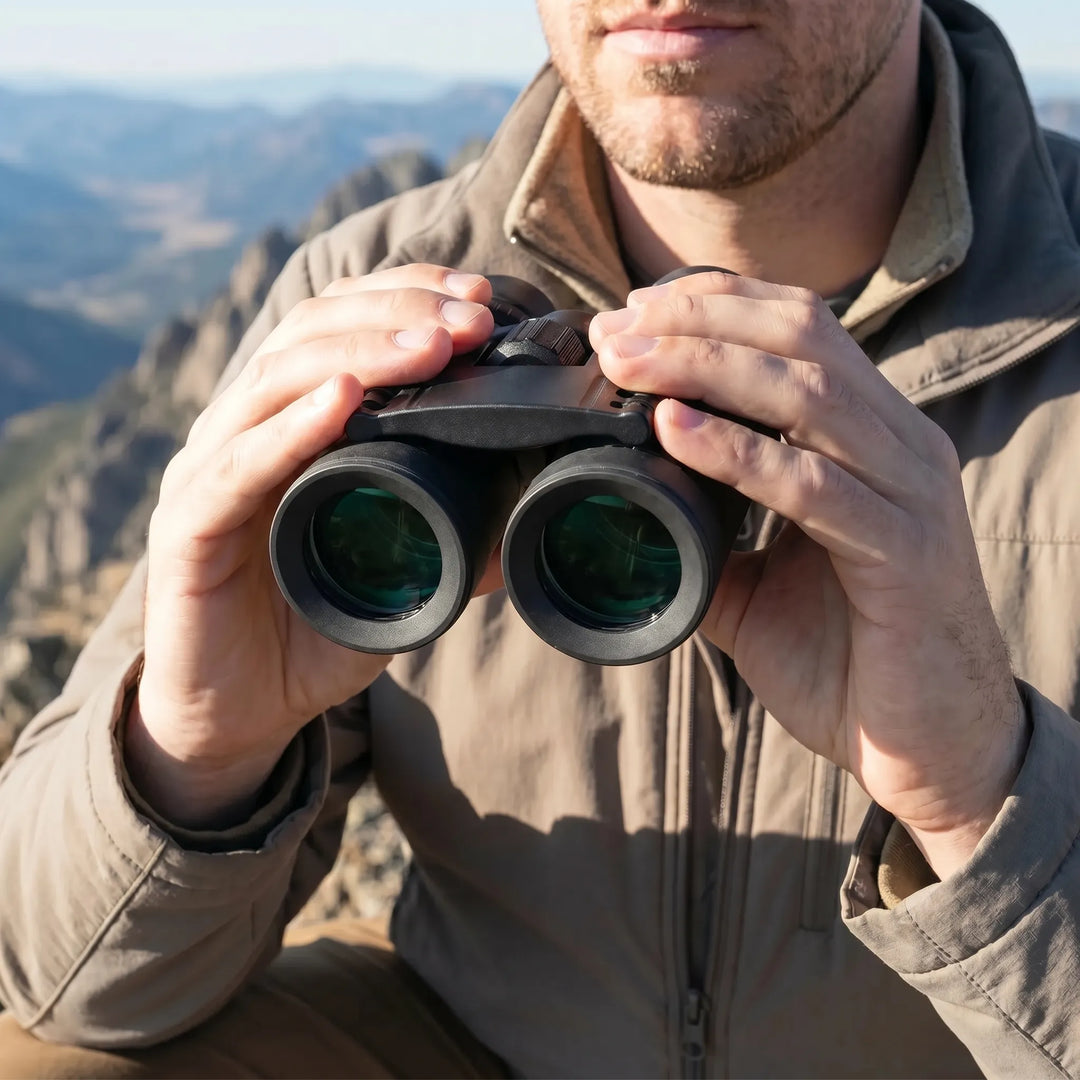 Compact 40x Magnification Wide-Angle Binoculars - Optivex