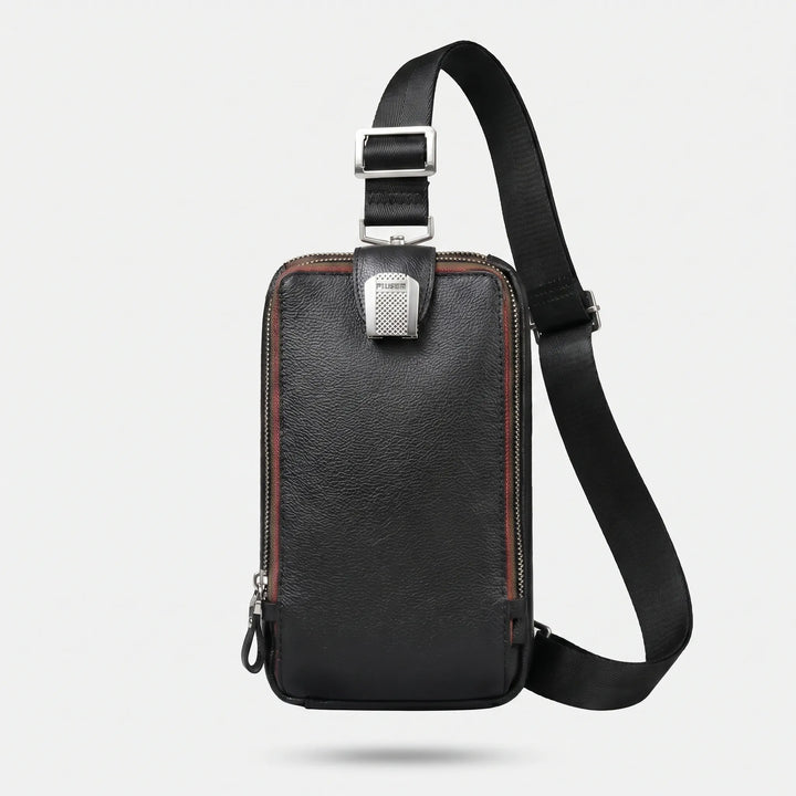 Compact Zip-Closure Crossbody Bag - Compavio