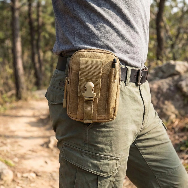 Compact Tactical Belt Pouch Molle System - Trailpouch