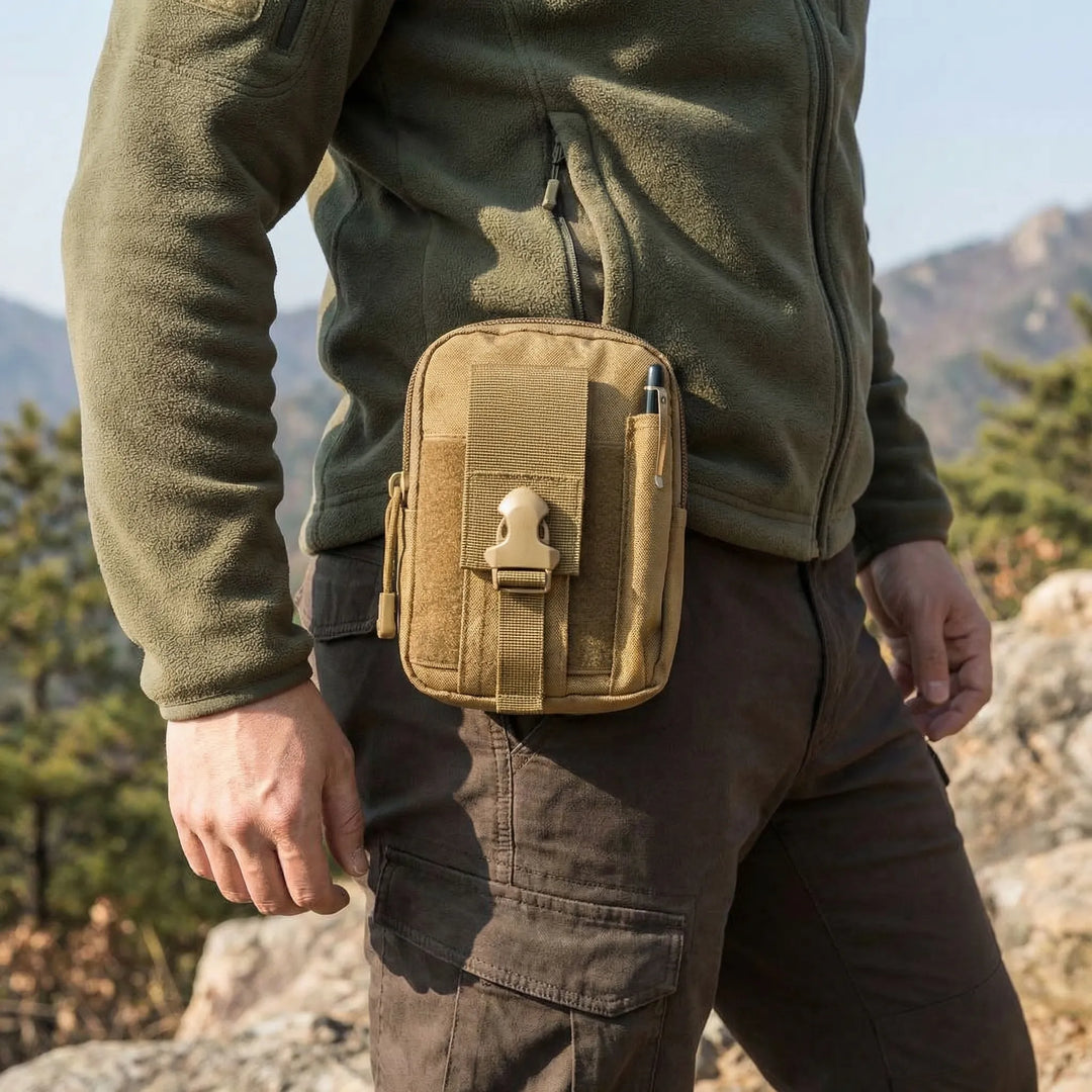 Compact Tactical Belt Pouch Molle System - Trailpouch