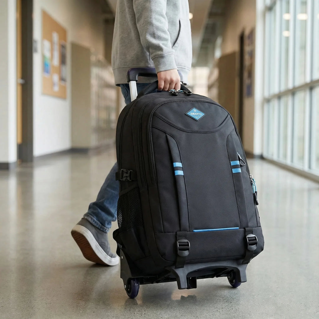 Convertible Rolling School Backpack - GlideTrek