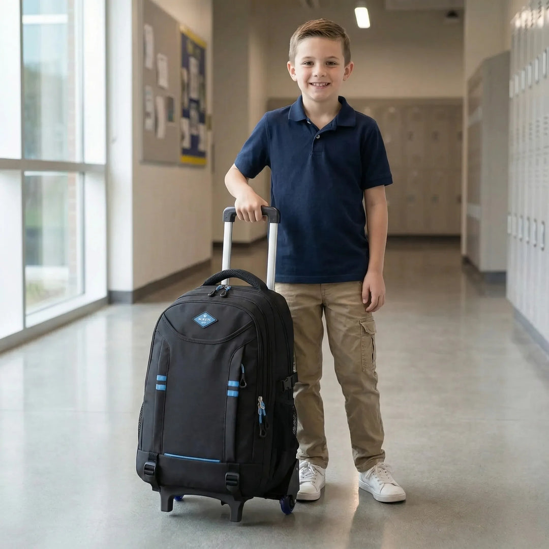 Convertible Rolling School Backpack - GlideTrek