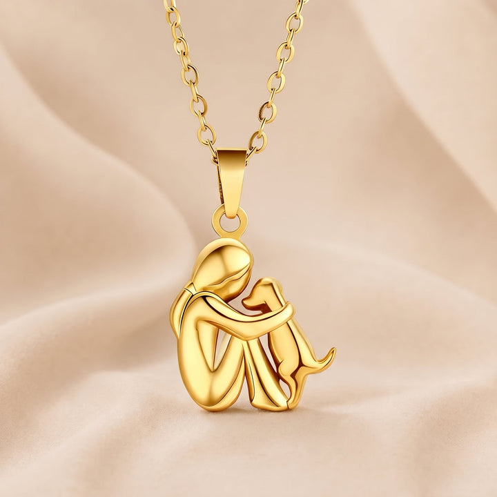 Elegant Pet Silhouette Pendant Necklace with Adjustable Chain 5