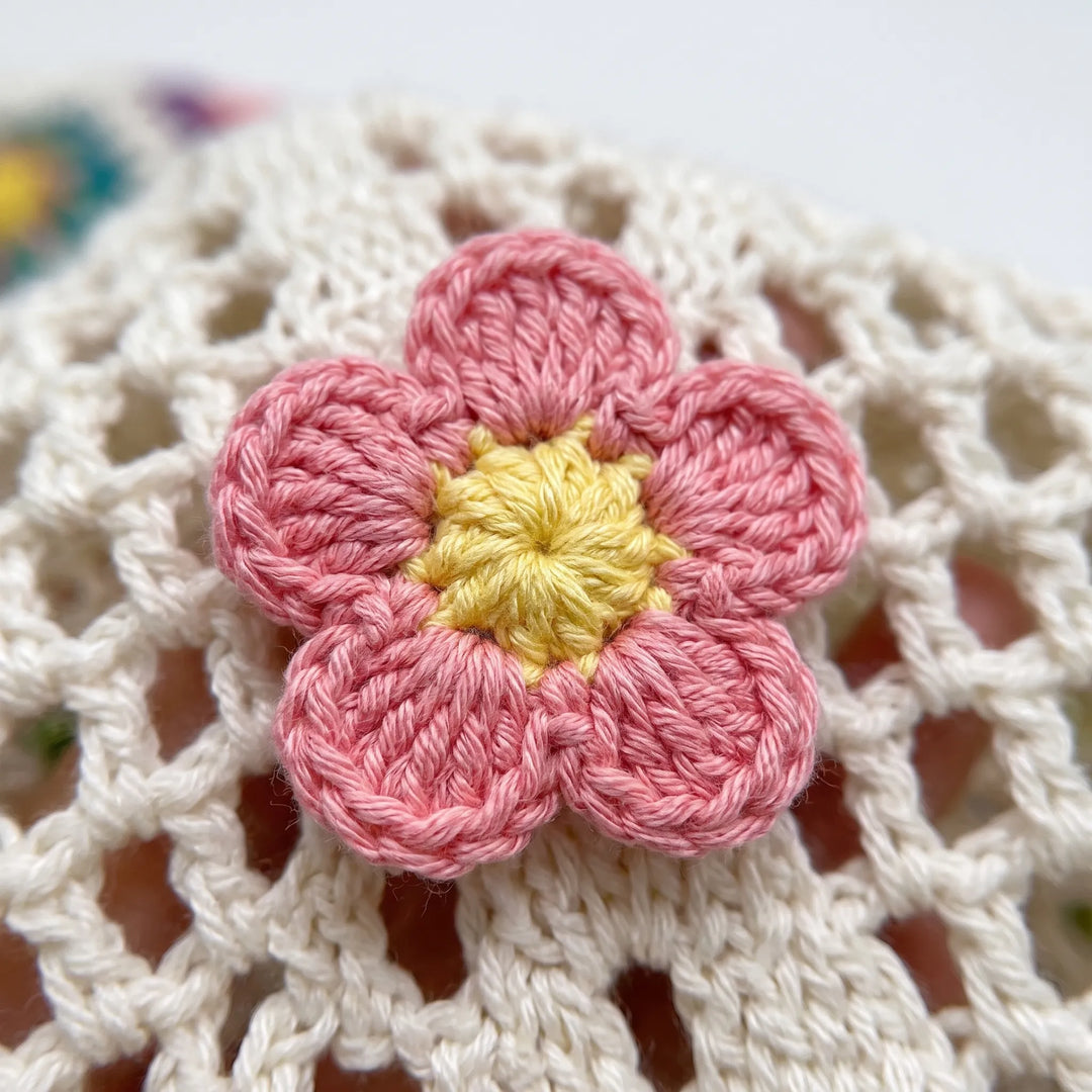 Crochet Flower Tote Bag - Florinta