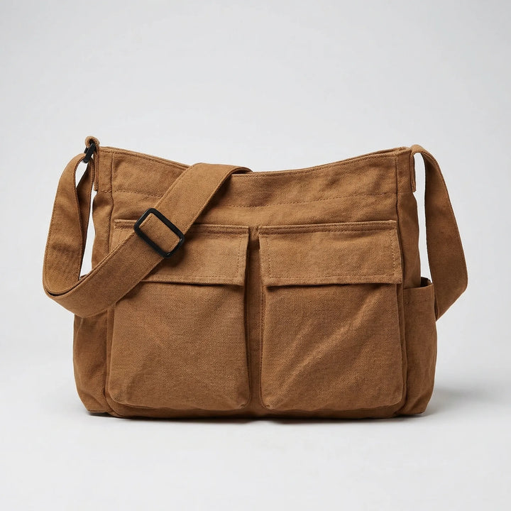 Large Multi-Pocket Crossbody Messenger Bag - Carrivex