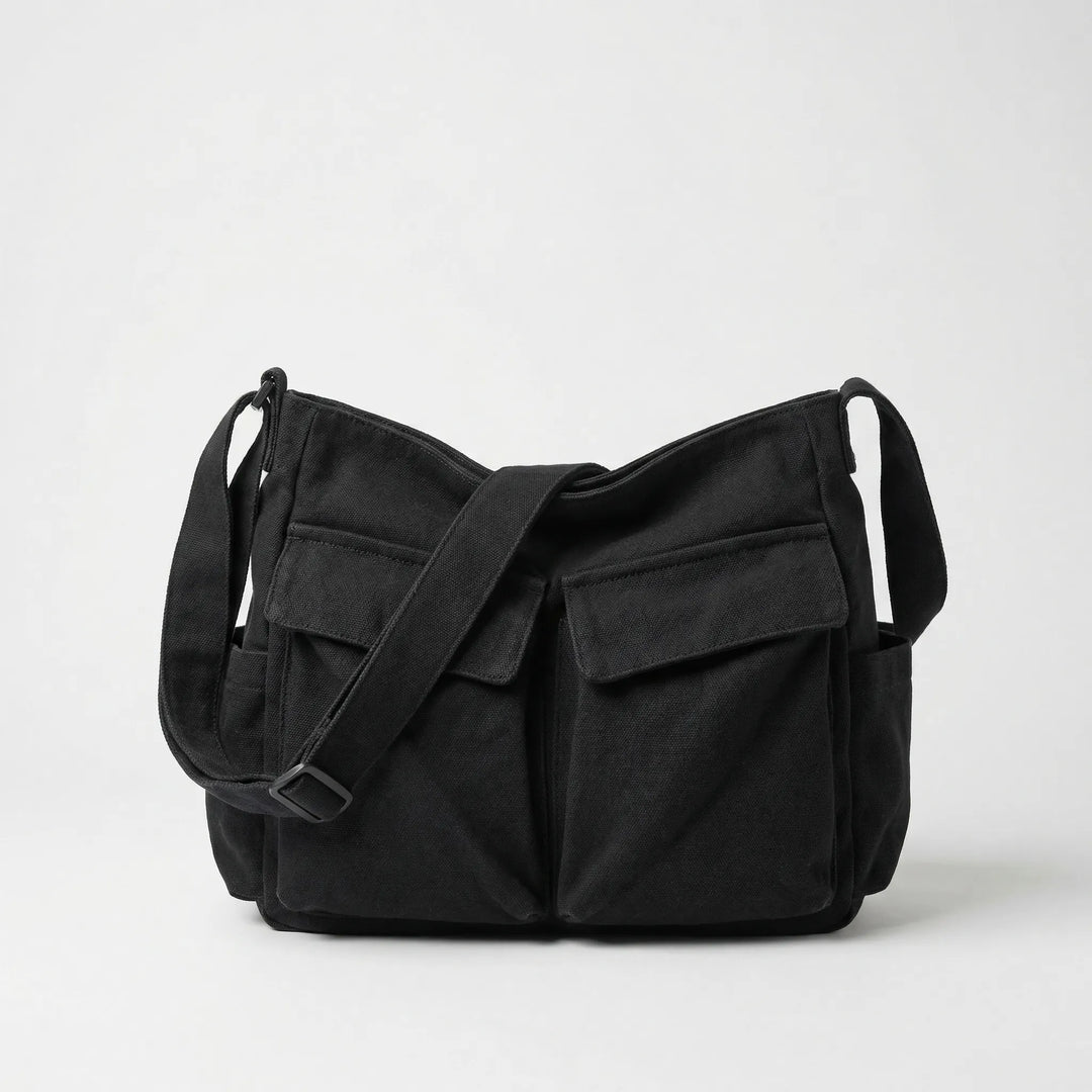 Large Multi-Pocket Crossbody Messenger Bag - Carrivex