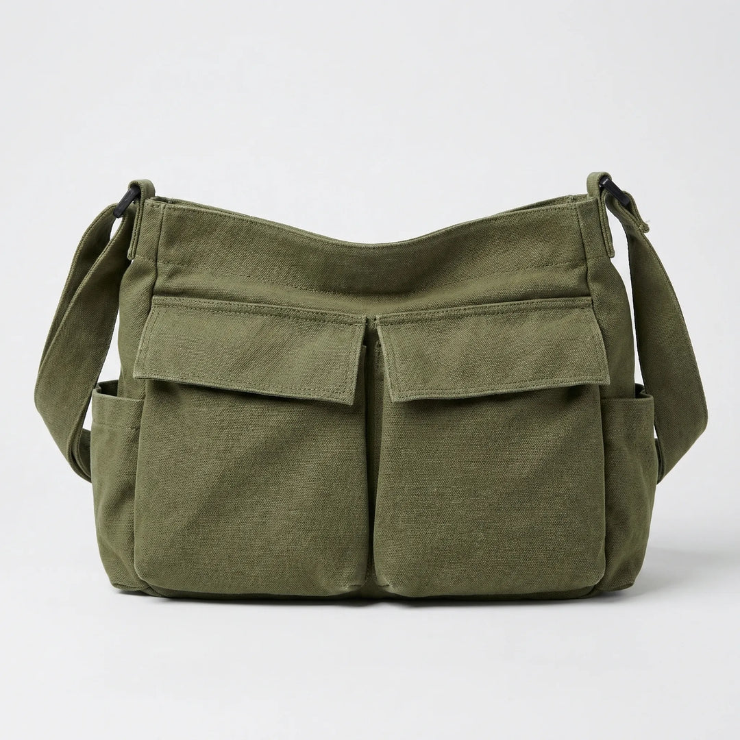 Large Multi-Pocket Crossbody Messenger Bag - Carrivex