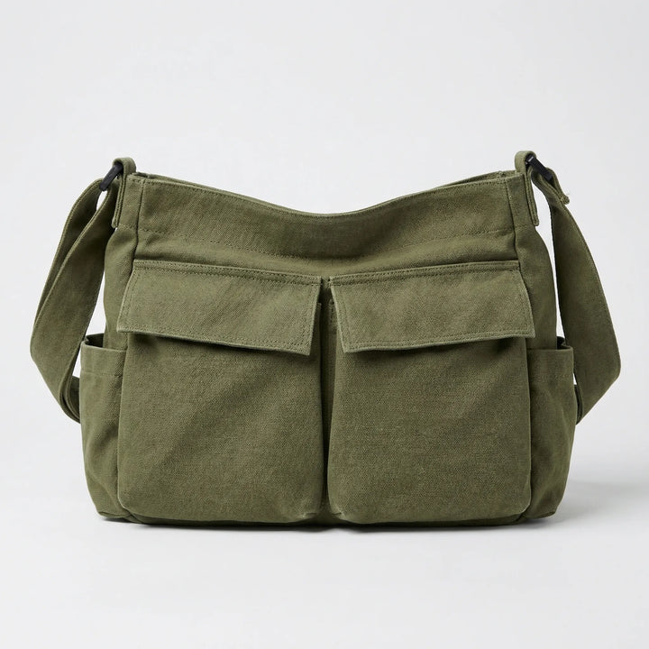 Large Multi-Pocket Crossbody Messenger Bag - Carrivex