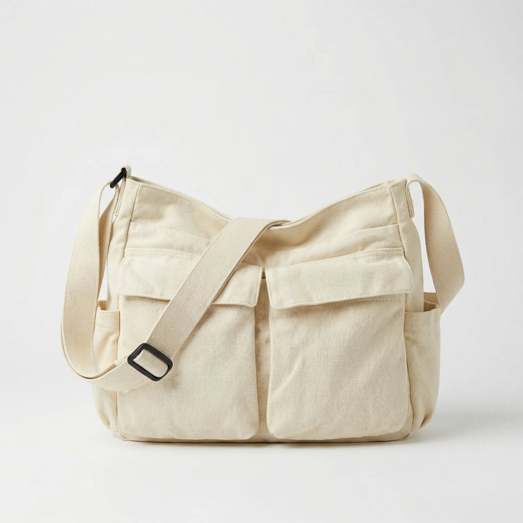 Large Multi-Pocket Crossbody Messenger Bag - Carrivex