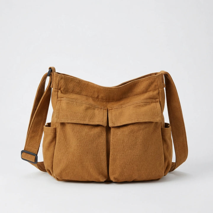 Large Multi-Pocket Crossbody Messenger Bag - Carrivex