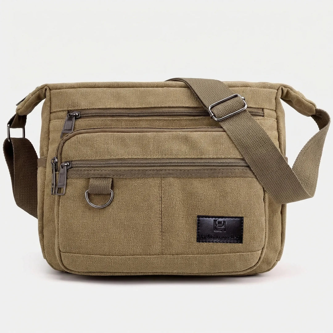 RFID-Blocking Crossbody Messenger Bag - Vardex