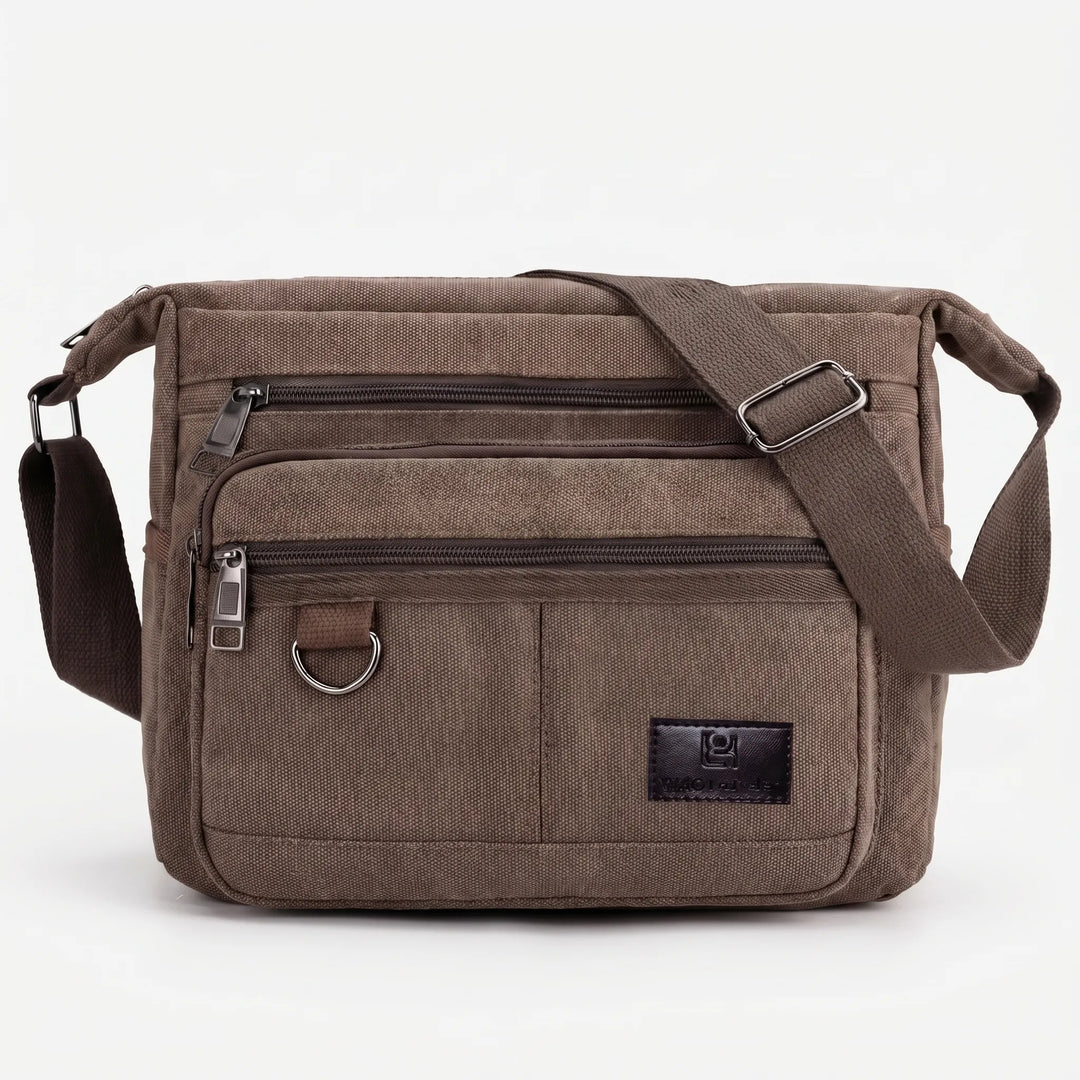 RFID-Blocking Crossbody Messenger Bag - Vardex