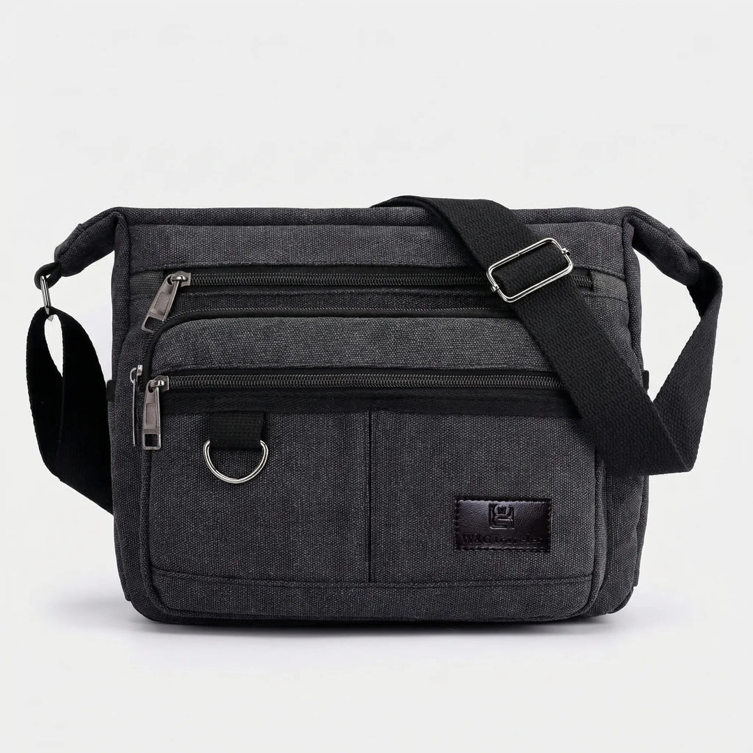 RFID-Blocking Crossbody Messenger Bag - Vardex