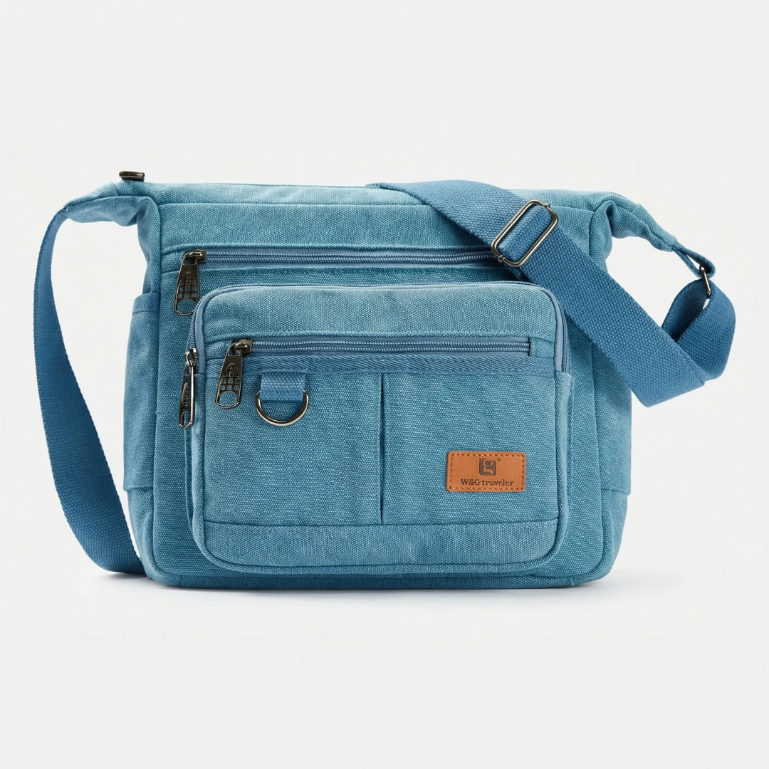 RFID-Blocking Crossbody Messenger Bag - Vardex