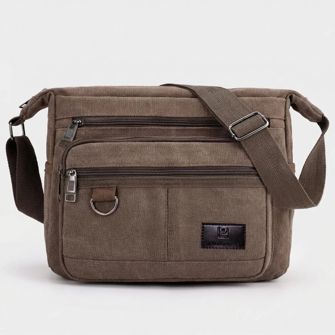 RFID-Blocking Crossbody Messenger Bag - Vardex