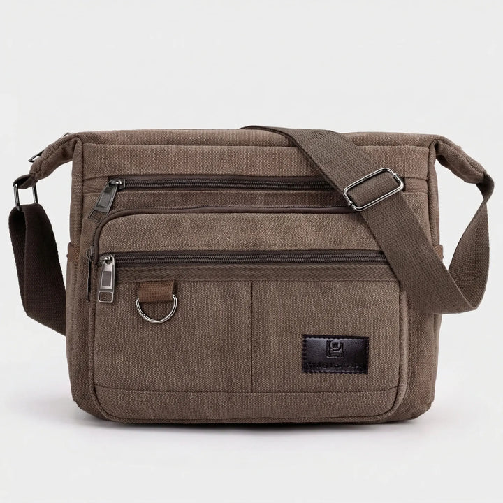 RFID-Blocking Crossbody Messenger Bag - Vardex