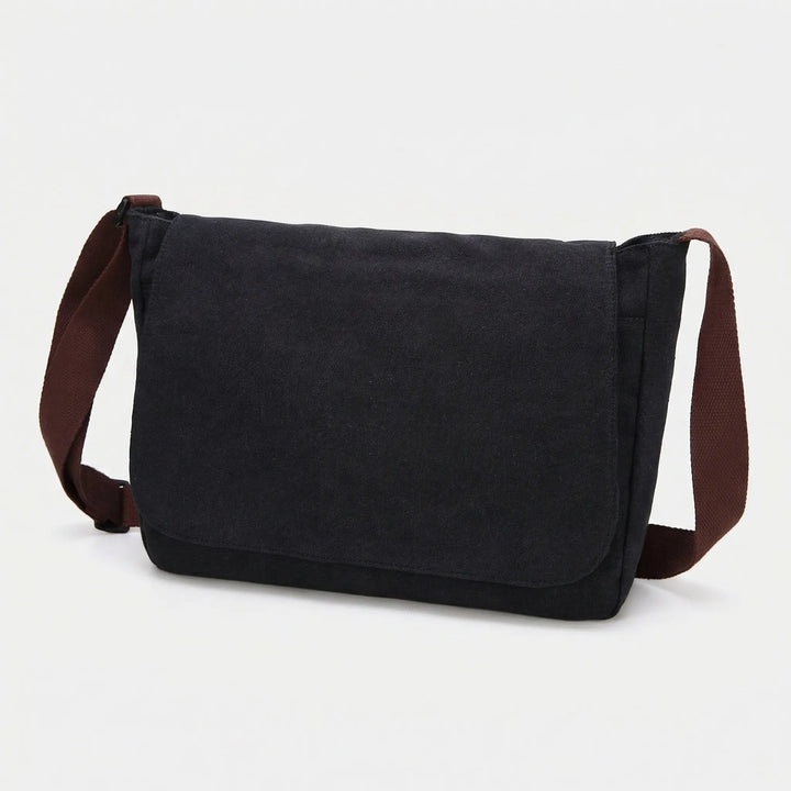 Classic Flap-Over Crossbody Messenger Bag - Travaux