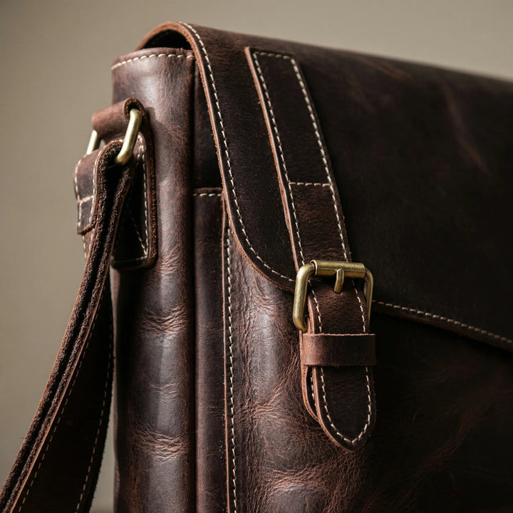 Vintage-Style Crossbody Shoulder Bag - Ruggsworth