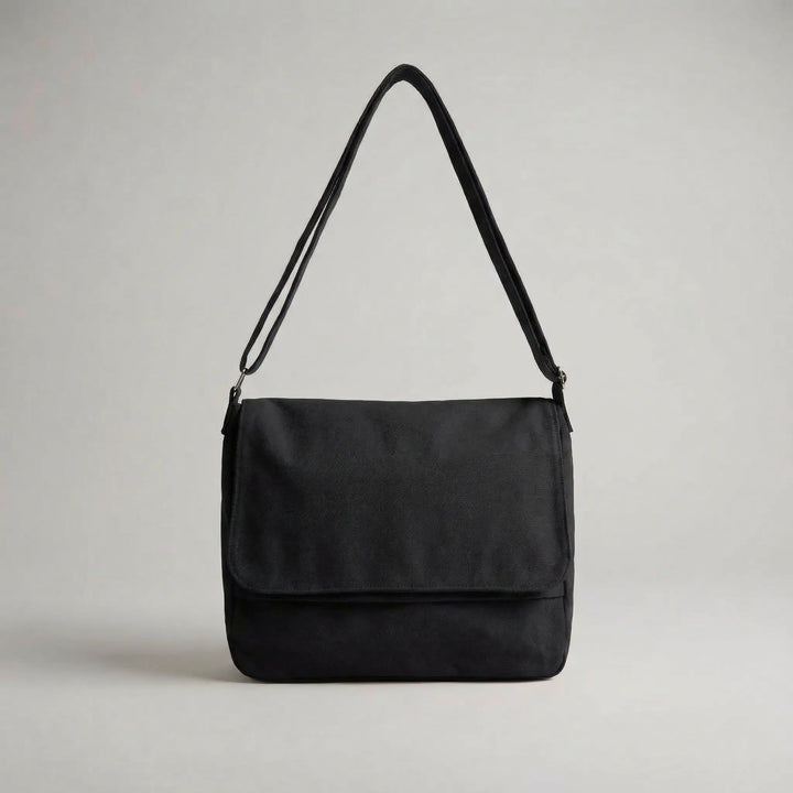 Spacious Flap-Over Shoulder Bag - Carrvex