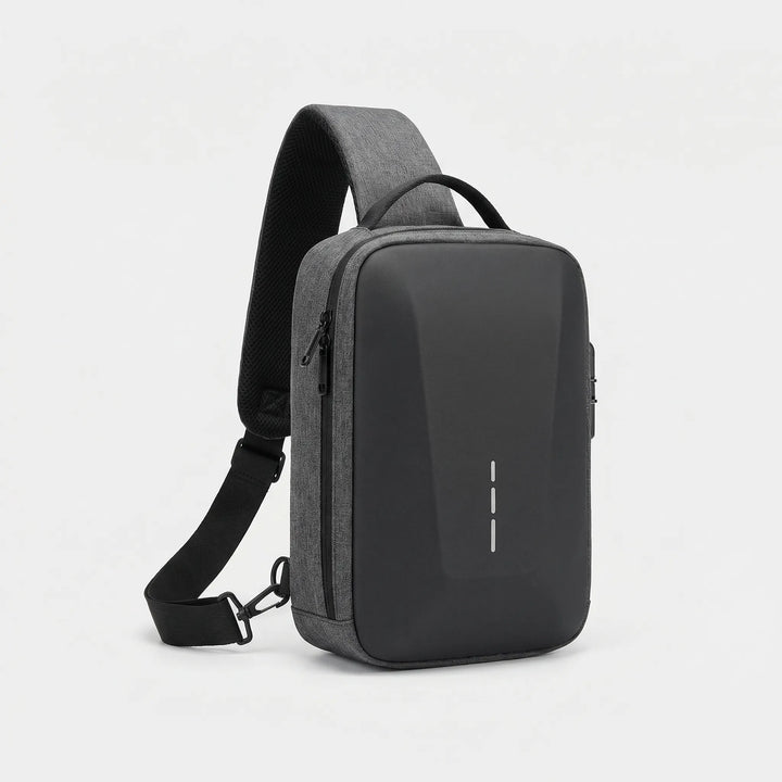 Compact Crossbody Bag With Combination Lock - Charglock