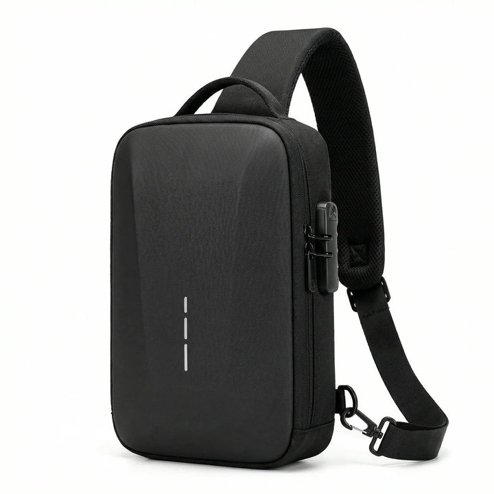 Compact Crossbody Bag With Combination Lock - Charglock