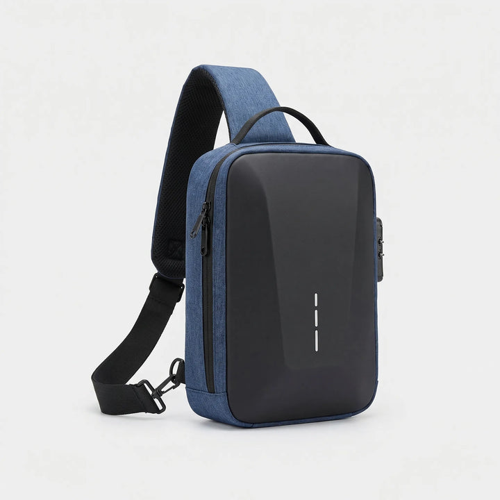 Compact Crossbody Bag With Combination Lock - Charglock