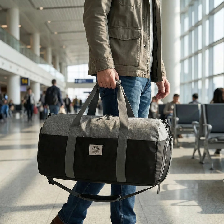 Cylindrical Barrel Duffel Bag - Dufflo