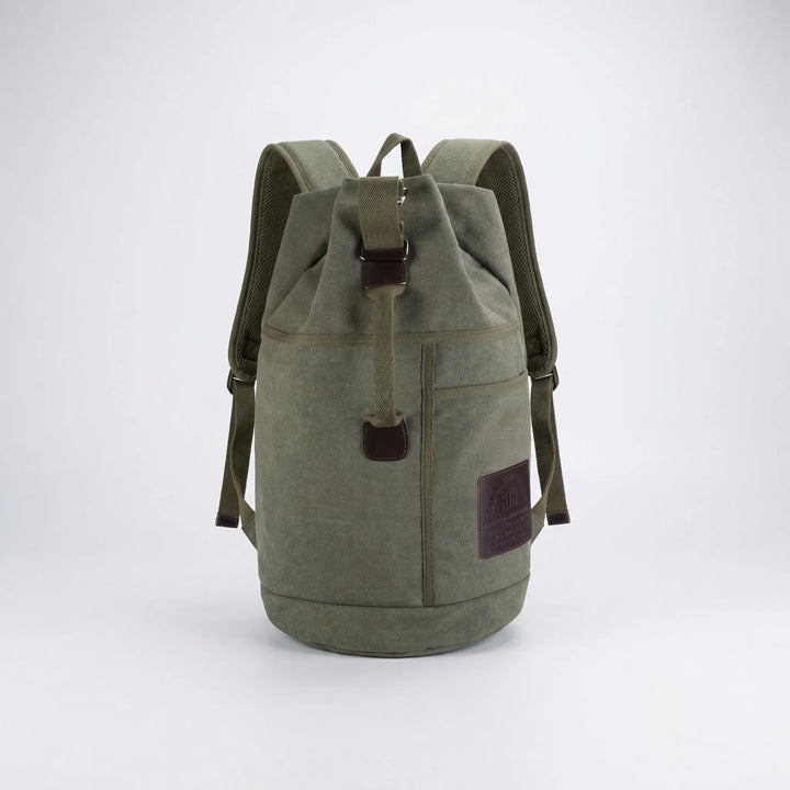 Cylindrical Woven Duffel Style Backpack - Kordex