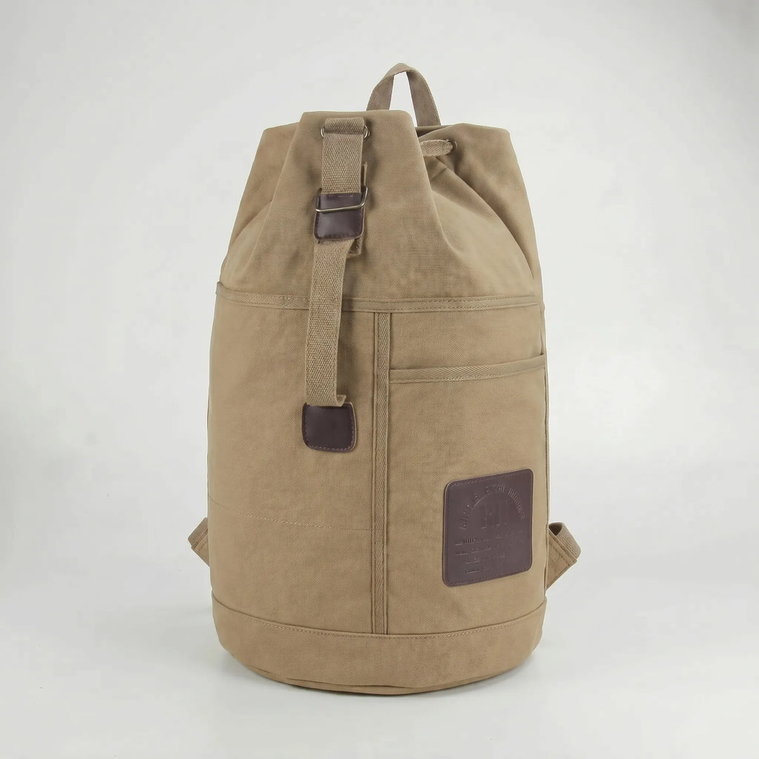 Cylindrical Woven Duffel Style Backpack - Kordex
