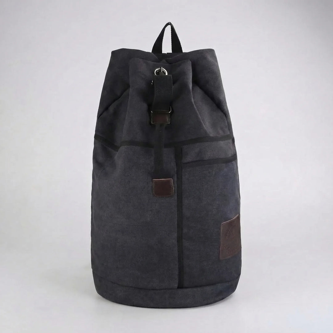 Cylindrical Woven Duffel Style Backpack - Kordex