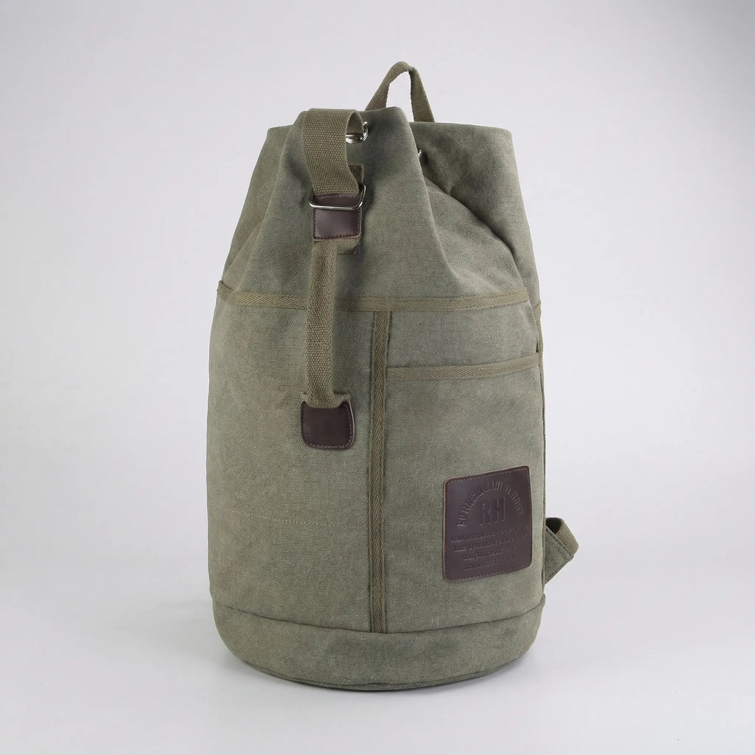 Cylindrical Woven Duffel Style Backpack - Kordex