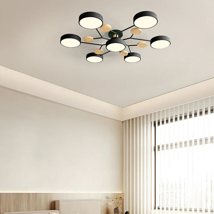 Modern LED Flush Mount Ceiling Light, Bright Low-Profile Fixture 26