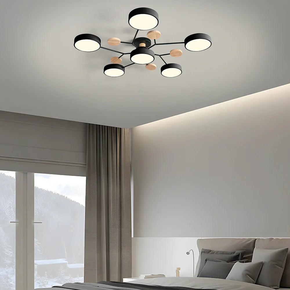 Modern LED Flush Mount Ceiling Light, Bright Low-Profile Fixture 25