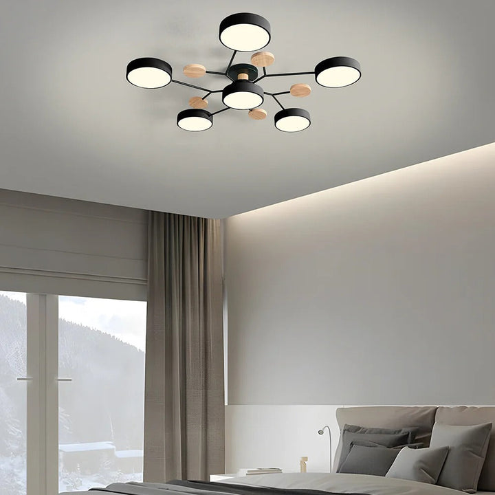 Modern LED Flush Mount Ceiling Light, Bright Low-Profile Fixture 25