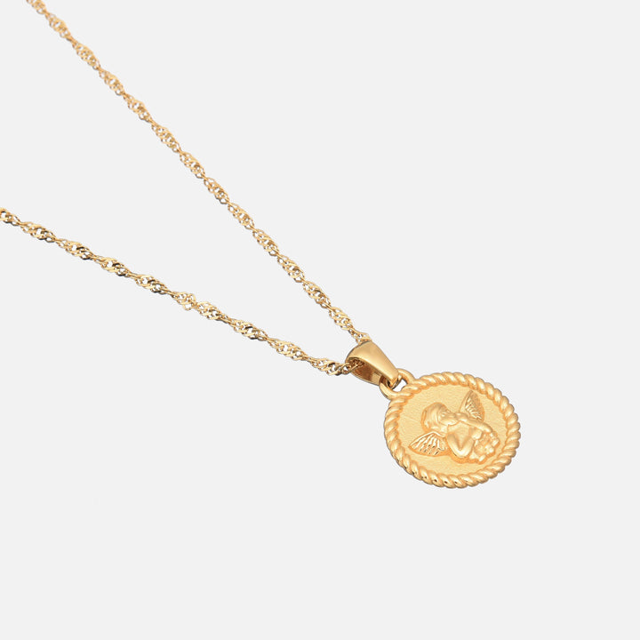 Gold Angel Necklace 2