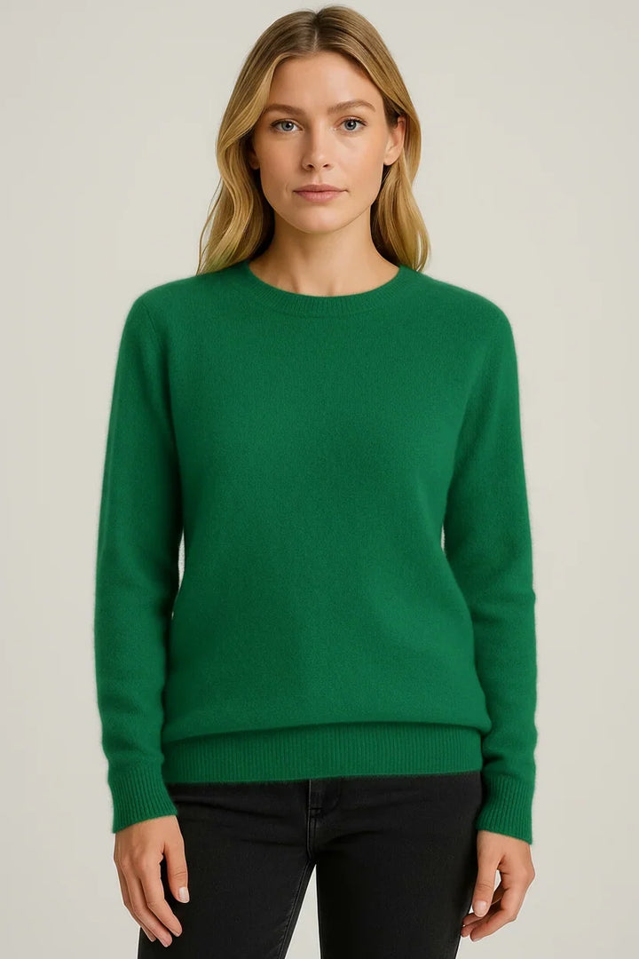 Women's Soft Cashmere Crew Neck Sweater 3