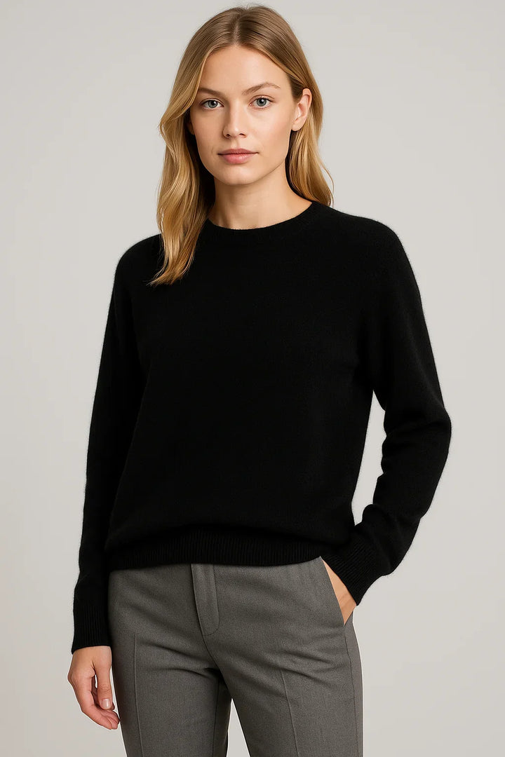 Women's Soft Cashmere Crew Neck Sweater 4