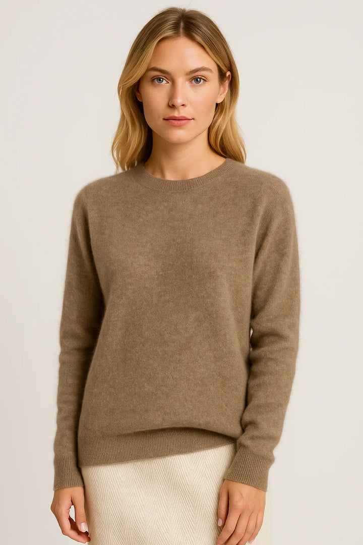 Women's Soft Cashmere Crew Neck Sweater 5