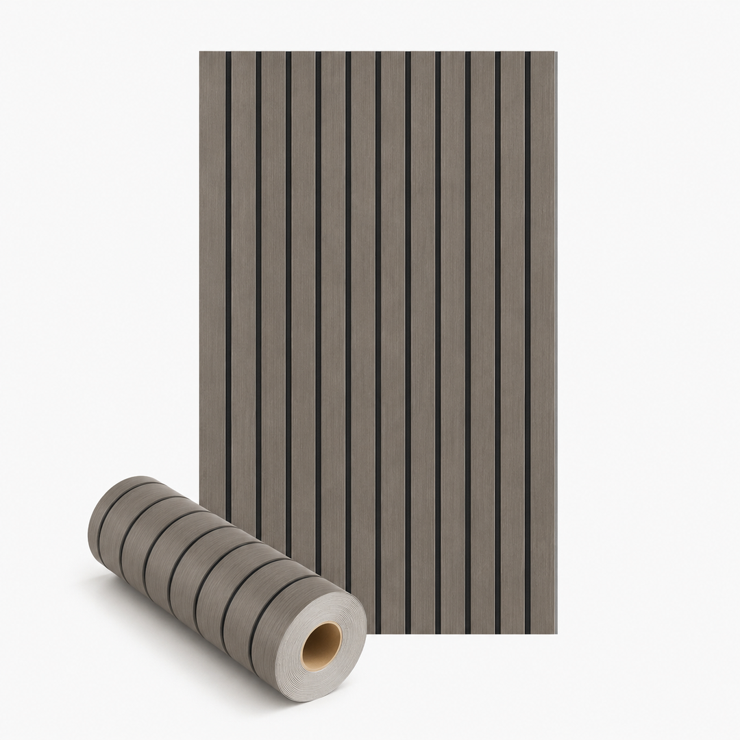 Self-Adhesive Peel and Stick 3D Slat Wall Panel Rolls 23