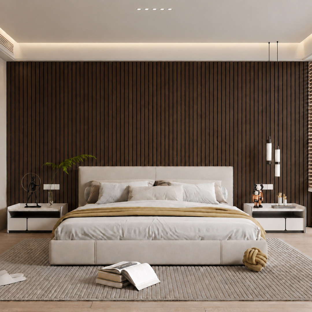 Self-Adhesive Peel and Stick 3D Slat Wall Panel Rolls 29