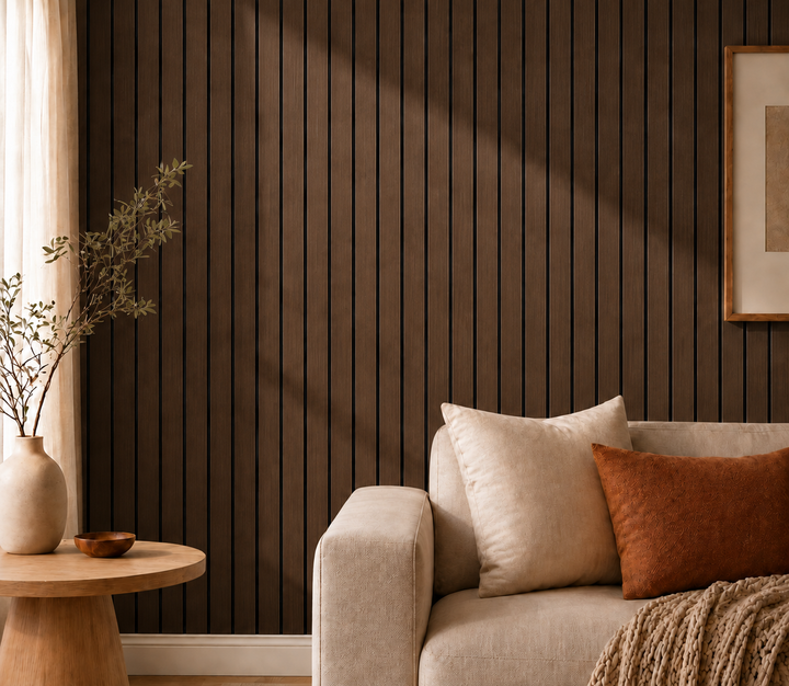 Self-Adhesive Peel and Stick 3D Slat Wall Panel Rolls 31