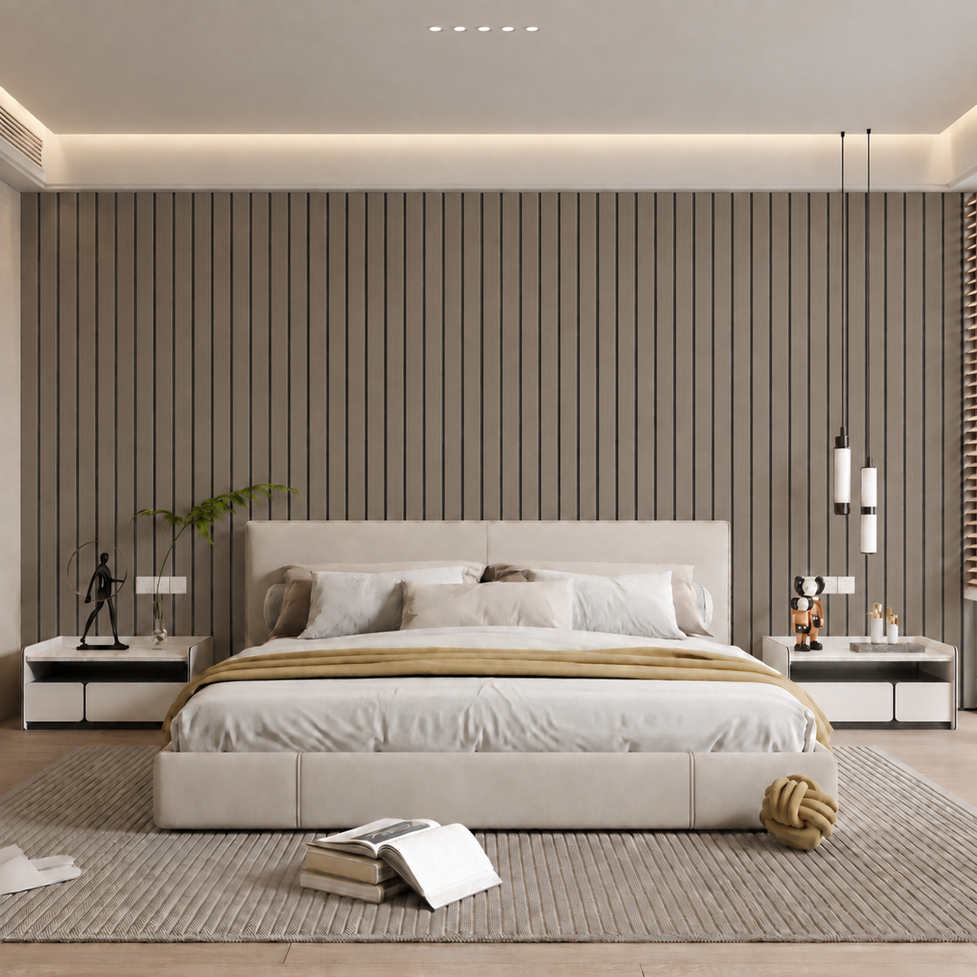 Self-Adhesive Peel and Stick 3D Slat Wall Panel Rolls 24