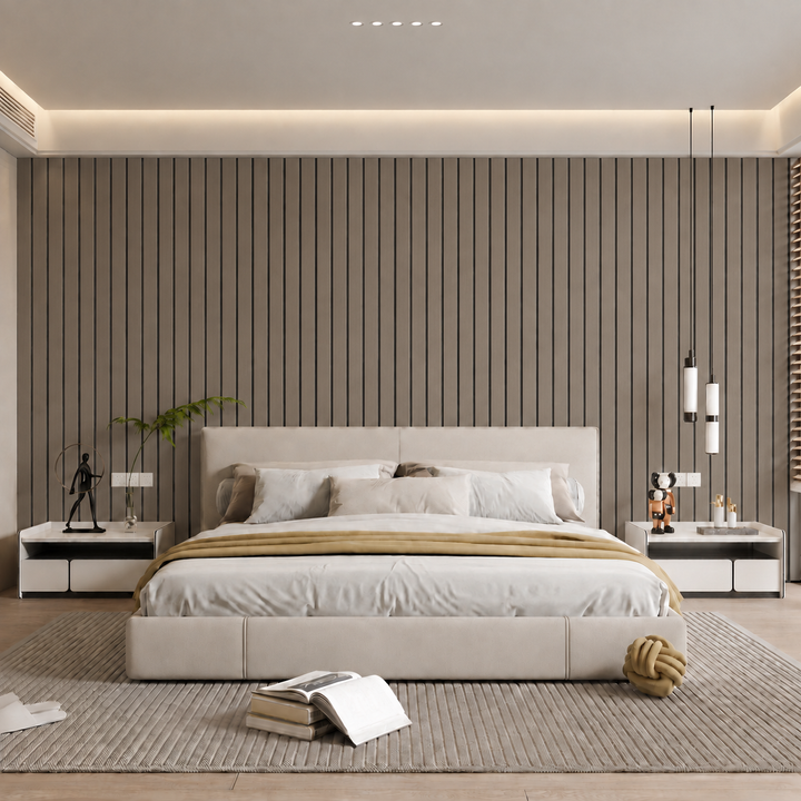 Self-Adhesive Peel and Stick 3D Slat Wall Panel Rolls 24