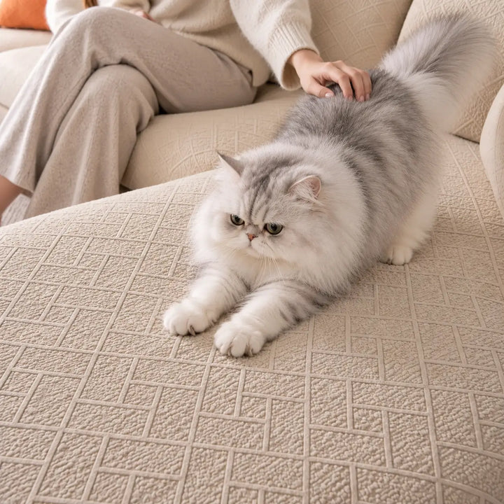 Diamond Stretch Sofa Cover, Scratch Resistant for Pets 10