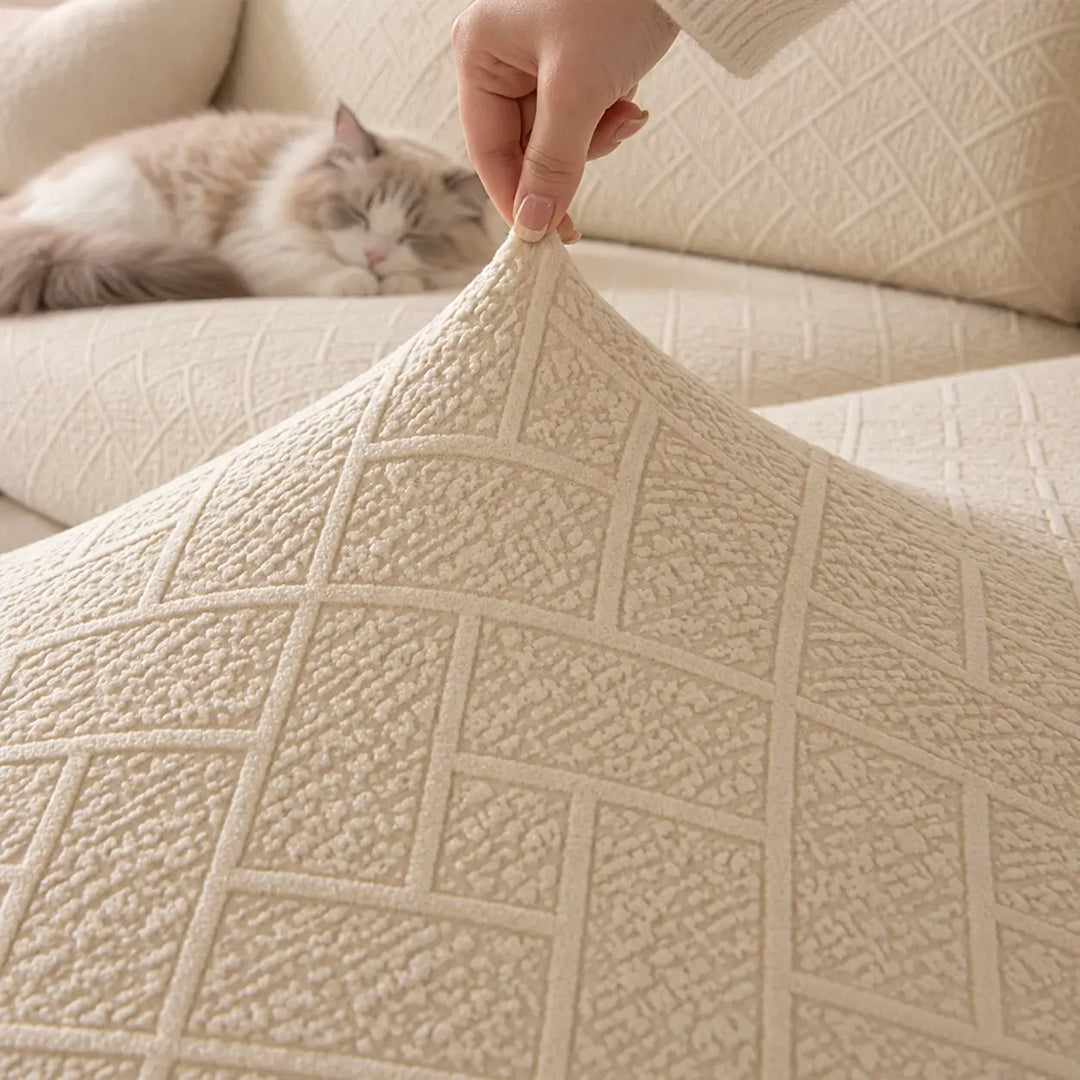Diamond Stretch Sofa Cover, Scratch Resistant for Pets 12