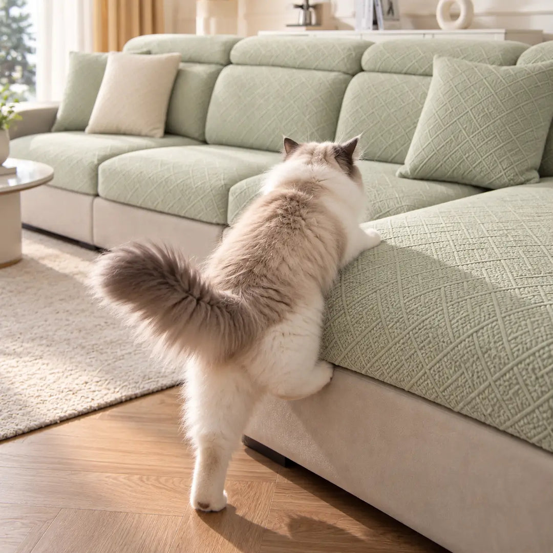 Diamond Stretch Sofa Cover, Scratch Resistant for Pets 14