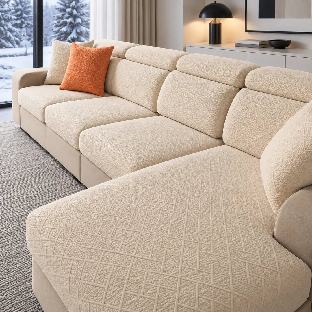 Diamond Stretch Sofa Cover, Scratch Resistant for Pets 18