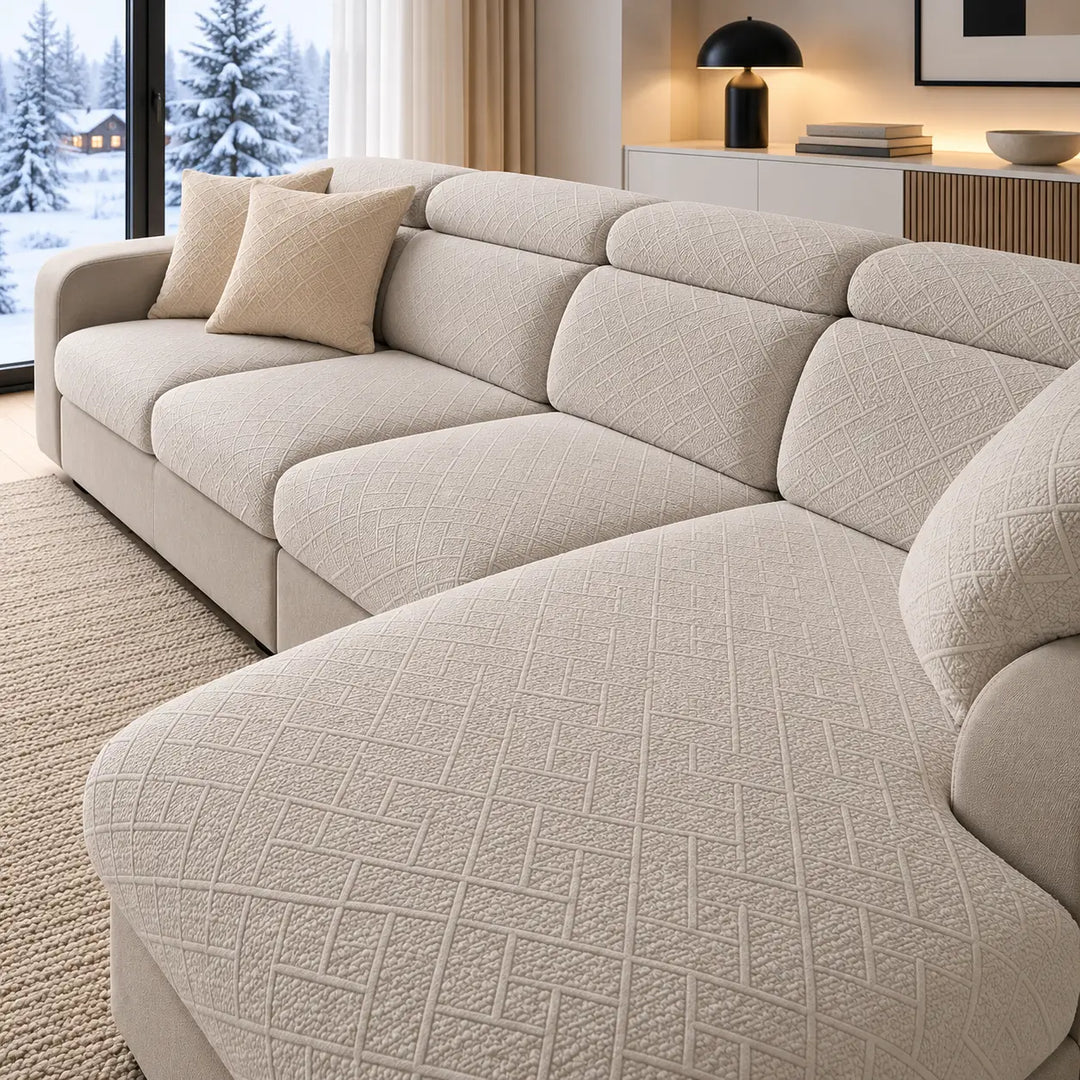 Diamond Stretch Sofa Cover, Scratch Resistant for Pets 19